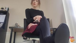 Adore my Stilettos & then my Manstick - Jerk Off Instructions + CEI