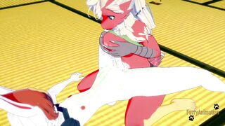 Pokemon Manga Porn - Pokemon Manga Porn - Cinderace Gets Jizm On Blazikens Baps Then Pokes Her