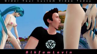 Metal Cockslut (Miku The Ultimate AI) Sims four Music movie