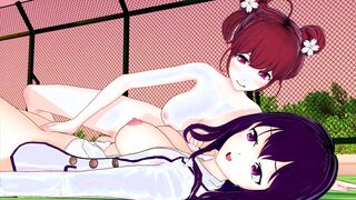 FUTA SAENAI HIROIN NO SODATEKATA HASHIMA IZUMI X MICHIRU HYODO (3 DIMENSIONAL MANGA PORN)