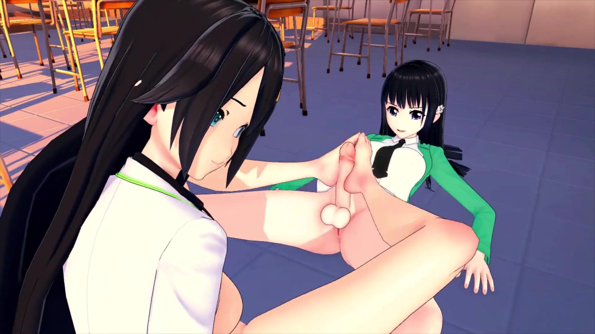 FUTA MAHOUKA KOUKOU NO RETTOUSEI SHIBA MIYUKI X MUSAIGEN NO PHANTOM WORLD  REINA IZUMI (THREE DIMENSIONAL MANGA PORN)