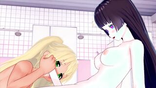 FUTA DUMBBELL NAN-KILO MOTERU? SORYUIN AKEMI X SAKURA HIBIKI (3 DIMENSIONAL ANIME PORN)