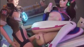 Futa Tracer Humping Futa D.Va {Overwatch Futa Porn}