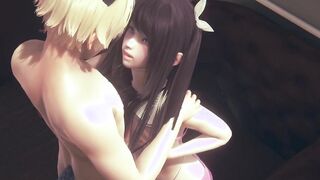 Yaoi Femboy - Kuki titjob and screwed with catboy