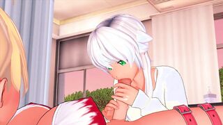 FUTA FOOD WARS!: SHOKUGEKI NO SOMA IKUMI MITO X FLYING WITCH AKANE KOWATA (3 DIMENSIONAL ANIME PORN)