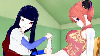 FUTA GINTAMA KAGURA X IMAI NOBUME 3 DIMENSIONAL ANIME PORN