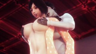 Jill valentine smashed by futa female dimitrescu