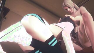 Anime Porn Uncensored THREE DIMENSIONAL - Yumiko x Hermaphroditism Classmate Hardsex