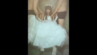ASIAN TRANSSEXUAL XINGNAI two Wedding Bride Gang-Bang