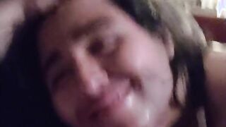 boyfriend gets bj'ed by trans girlfriend