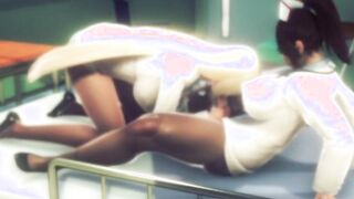 futa muscle nurse humps therapist in polyclinic bedroom