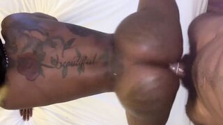 Trans lady tossing that donk back Twitter name @keyunakockss