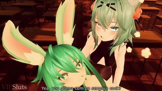 VIPSluts - HERMAPHRODITISM Senpai Gives MANGA PORN Bunny Lady Lesson She Wont Leave Behind