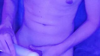 Enby taunting themselve and kicking balls