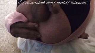 stunning transgirl draining her rich backside