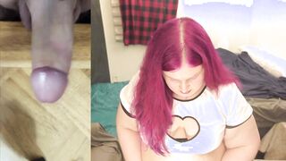 Round Transgender Princess Strokes with Shaft Fucktoy POINT OF VIEW