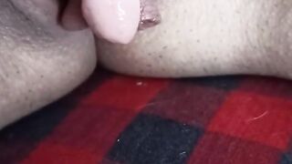 Milking XXL ftm pleasure button jizz-shotgun pocket snatch