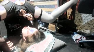 test d'uro en solo, self urinate gulping ;)