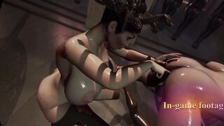 Citor3 3 DIMENSIONAL VR Game: SFM Restrain Bondage immense thick milk cans thick culo hermaphroditism boinks masculine gimp in horror pornography