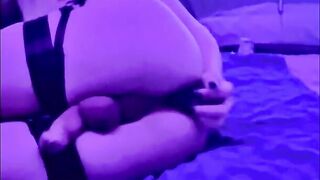 Nasty Punk Biotch T-Damsel Whore Demolishes Her Booty On Halloween, But Denied Climax...