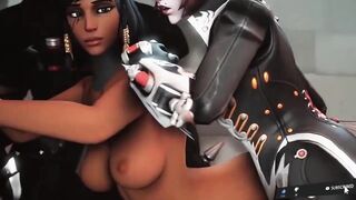 Widowmaker Reaper fuck-a-thon Overwatch Pharah