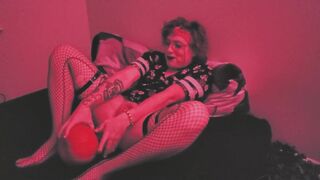 Hold my Pumpkin Spice! - Trans Gal Gets Nailed BY Suspended Pumpkin