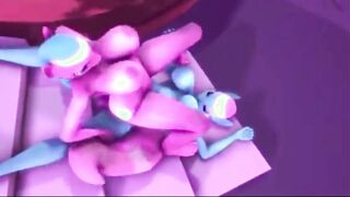 Futa / Hermaphroditism MLP Anal Invasion Massive Cum-Shots THREE DIMENSIONAL Manga Porn (With Sound)