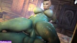 Hermaphroditism femmes get pulverized by good-sized cum-shot schlongs - THREE DIMENSIONAL Manga Porn Animations - P12