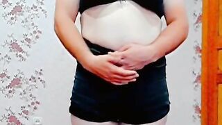 Nice Slender Shemale Homemade Marvelous Spectacle Brief Cut-Offs Super-Cute Boulder-Holder White Assets Ladyboy Arse Femboy Ac/dc