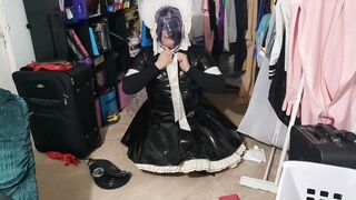 vinyl Sissy Various Breathplay joy Gasmask Bagging