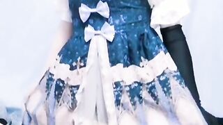 Kasnicole 007V Gal mask and kigurumi and enjoy nylon stocking wand