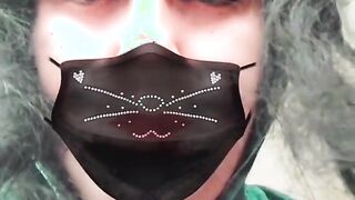 Super-Cute Green T-Model Steaming Blondie PLUS-SIZE Sissy Femboy Crossdresser First-Timer Cosplayer Model