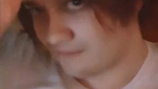 Cozy evening alone on the bed ❤️