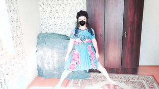 SUPER HOT Solo Performer Crossdresser Sissy Model Cosplayer She-Creature Brief Sundress Homemade Kitty