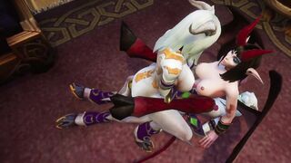 Futa Draenei Plumb Devil Lady 3 Way - Warcraft Pornography Parody