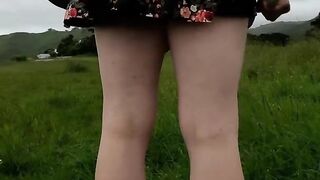 Upskirt at the park