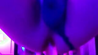 Sissy Kara Sprays Railing Fuck Stick