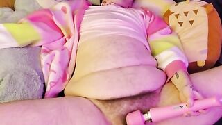 Super-Cute rosy milk dude plays with his Fucktoys