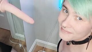 Tgirl Super-Bitch Jaws Teaches
