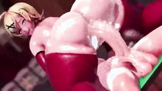 Futa / Hermaphroditism Ass-Fuck Big Pop-Shots THREE DIMENSIONAL Manga Porn