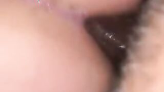 Humungous backside shemale gets boned by big black cock