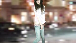 着衣でオナニーしました