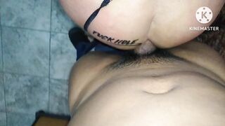 POINT OF VIEW: Humid ravaging a sissy biotch caboose outdoors