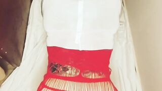 Sissy instructing Arm in Booty Going Knuckle Deep Crossdresser Self Ravage Thick Fuck Stick in Donk