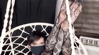 Adorable Trap Ejaculation