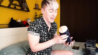 Unboxing and Poking my Own Fleshlight Model - Nonbinary trans gigantic jewel Ftm - teaser