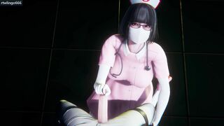 Yume Irido × Mikasa Ackerman × Hand-Job × Futa - Lite Version