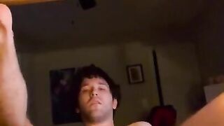 Using a stroker with a faux-cock in my culo