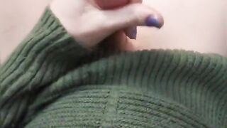 Slow movement urinate wank