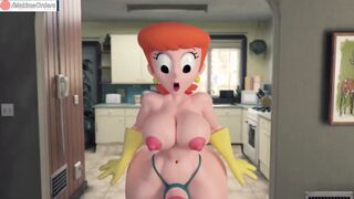 Hermaphroditism Dexters Mummy's is Crazy with Big Prick